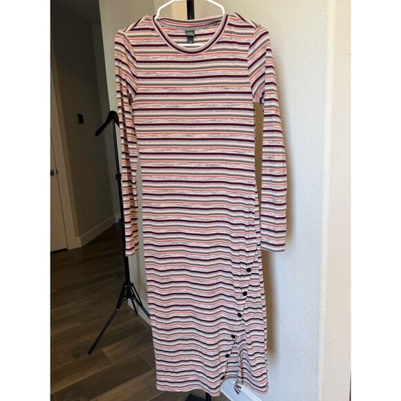 wild fable Dresses & Skirts - wild fable Striped Midi Dress in White, Red, Blue S